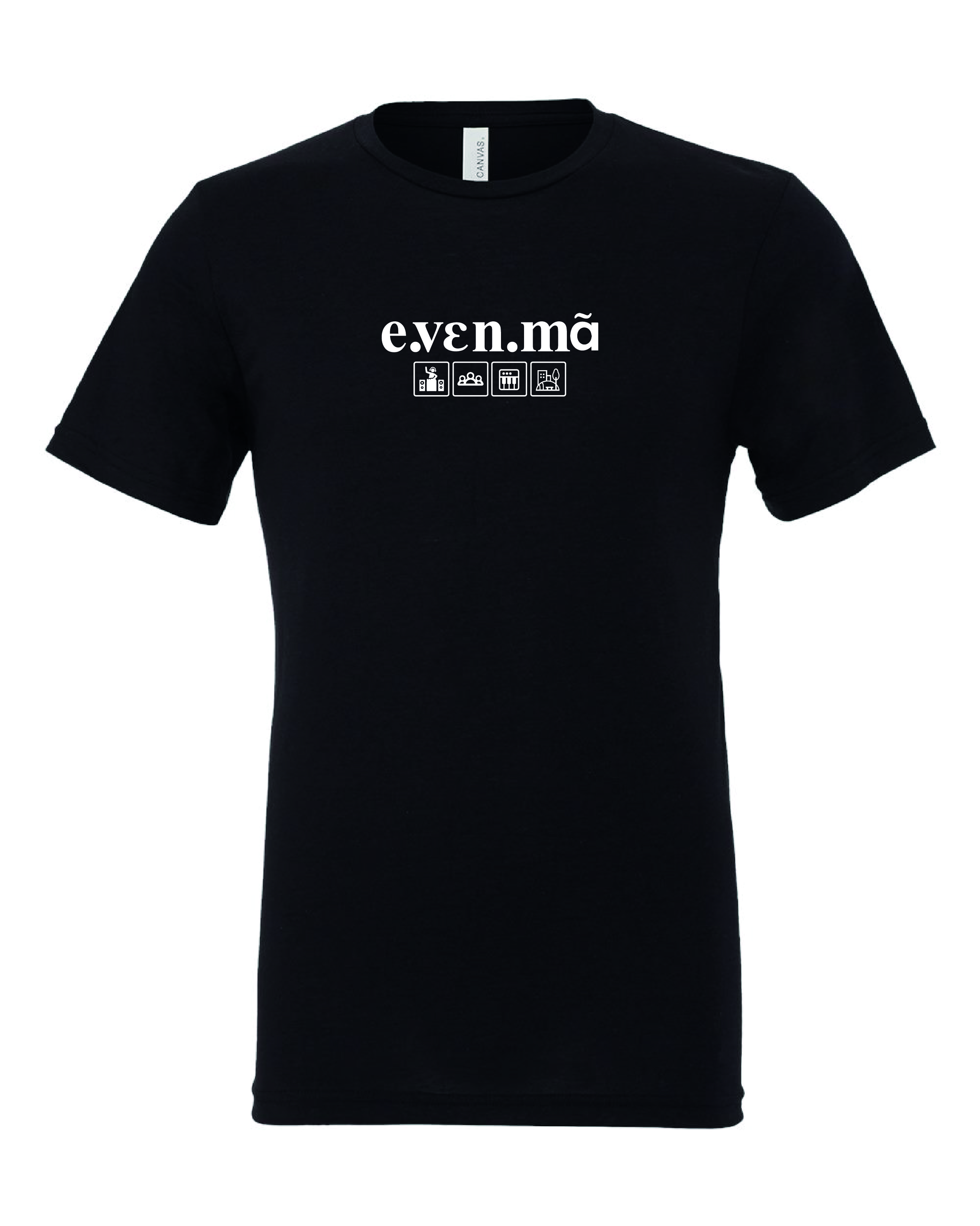 T-shirt homme noir e.vɛn.mã