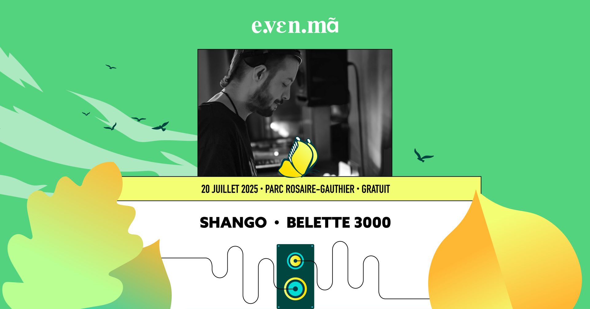 Programmation Evenma 20 juillet 2025
